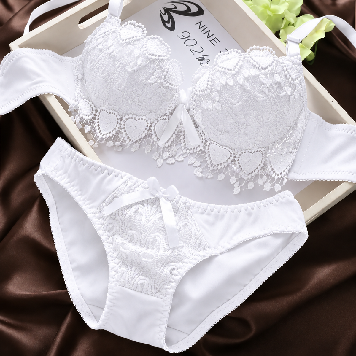 Pack of 3 Pearl Lace Comfort Bra