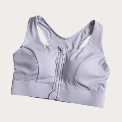 LADIES FRONT ZIP ACTIVE BRA