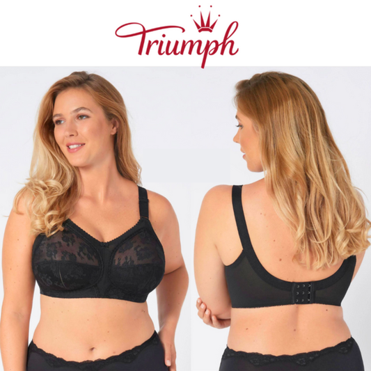 Buy 1 Get 1 free Triumph Doreen Classic Non-Padded Full Coverage Bra for Women