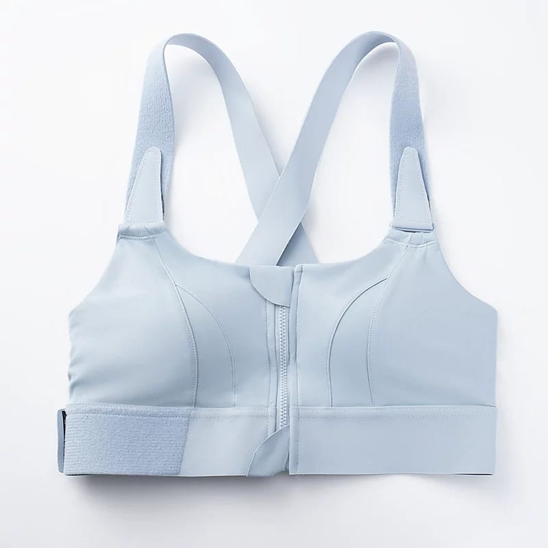 LADIES FRONT ZIP ACTIVE BRA
