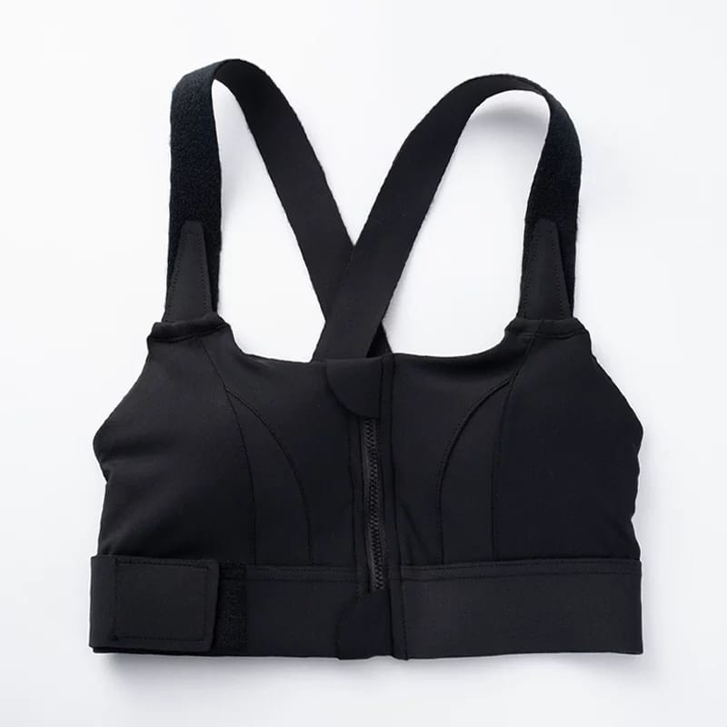 LADIES FRONT ZIP ACTIVE BRA