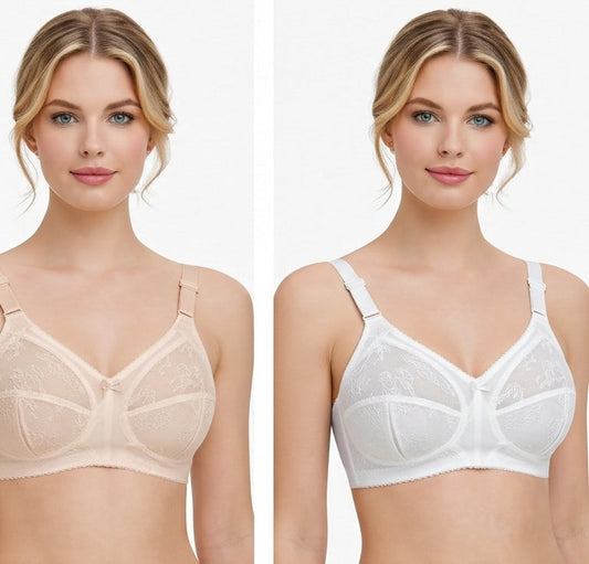 Pack of-2 Triumph Doreen Classic Non-Padded Full Coverage Bra for Women